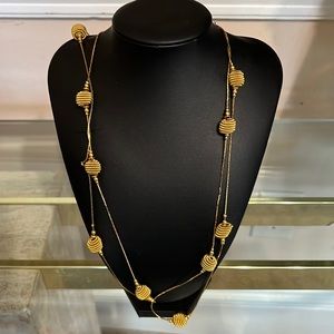 Gold tone costume jewelry